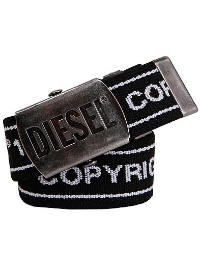 Эластичный ремень с логотипом Diesel - 1304518080509 - Фото 1