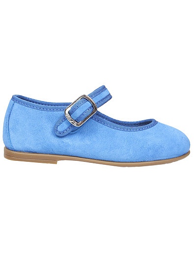 Замшевые голубые туфли UNISA - 2011509970013 - Фото 3