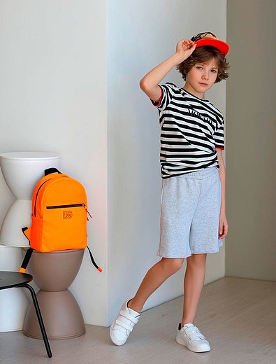 оранжевый рюкзак с логотипом Dolce & Gabbana - 1504518270041 - Фото 3