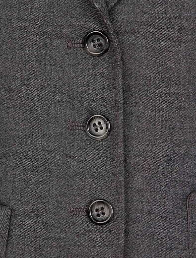 Серый жакет с карманами Aletta - 1471709880245 - Фото 2