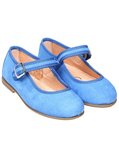 Замшевые голубые туфли UNISA - 2011509970013 - Фото 1