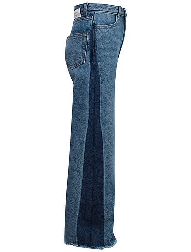 Свободные джинсы с контрастными вставками LES COYOTES DE PARIS - 1161409980276 - Фото 4