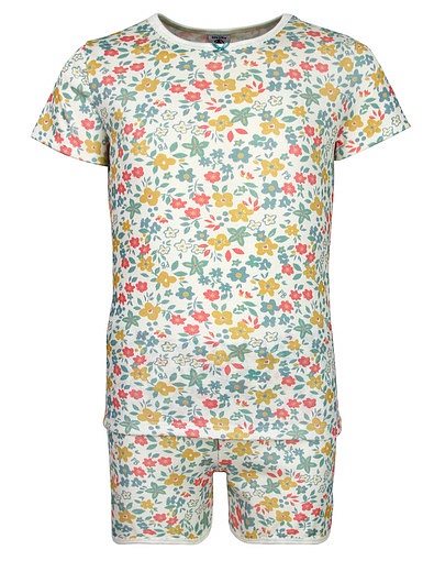 Пижама в цветочек PETIT BATEAU - 0214509371183 - Фото 1