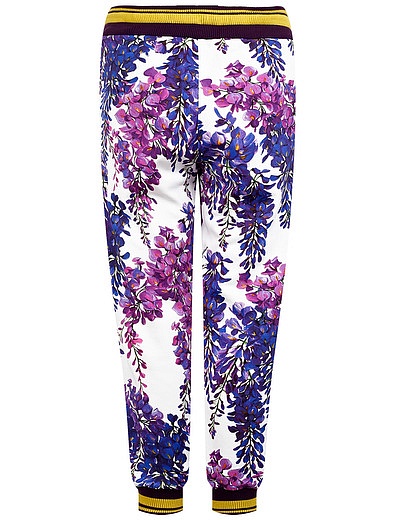 спортивные брюки с цветочным принтом Dolce & Gabbana - 4244509270458 - Фото 2