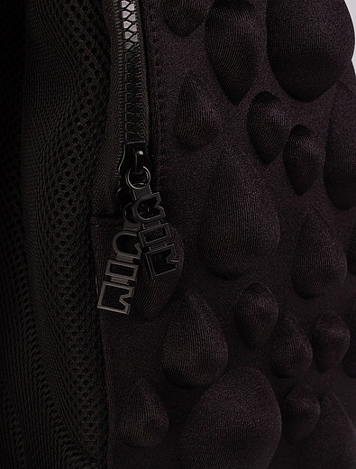 Черный рельефный рюкзак 36х30 MUI-MaxItUP - 1504520280120 - Фото 4