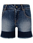 Короткие джинсовые шорты - 1411409070041