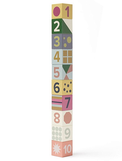 Набор кубиков с цифрами Kids Concept - 7134520080389 - Фото 3