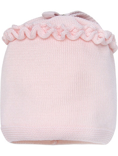 Розовая шапка из шерсти Stella Kids - 1352609780302 - Фото 1