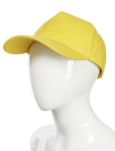 Жёлтая кепка с логотипом Dsquared2 - 1184528370049 - Фото 2