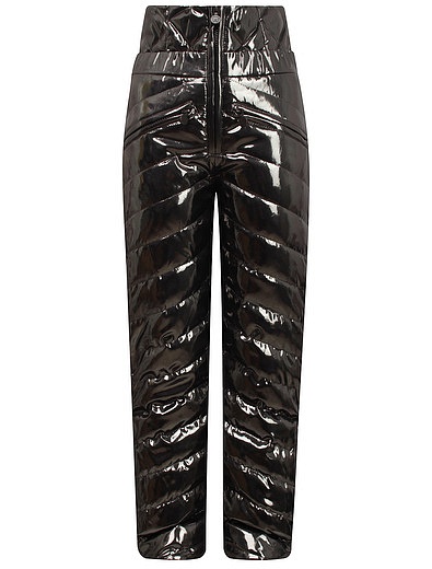 Черные утепленные брюки NAUMI - 1601709980014 - Фото 1