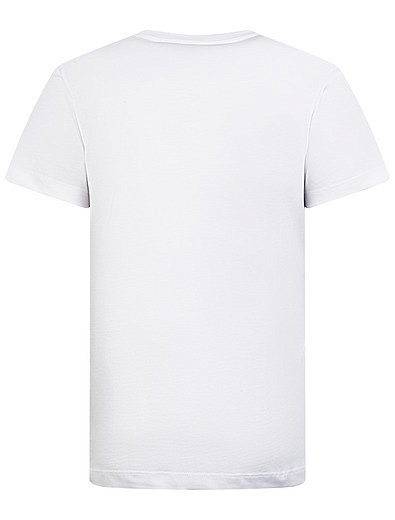 Базовая белая футболка EMPORIO ARMANI - 1134519181659 - Фото 2