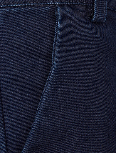 Темно-синие шорты из денима Piccola Ludo - 1410409670091 - Фото 2