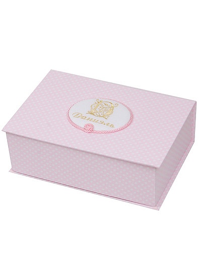 Розовая подарочная упаковка в горошек Daniel - 3514508170068 - Фото 1