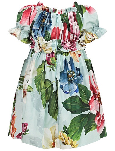 Платье с цветочным принтом Dolce & Gabbana - 1054609076064 - Фото 2