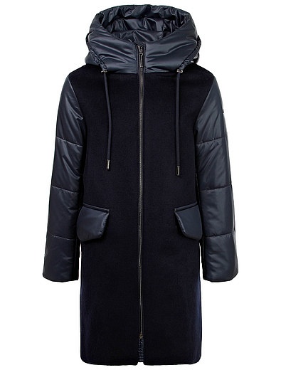 Комбинированное пальто на молнии SILVER SPOON - 1124509280905 - Фото 1