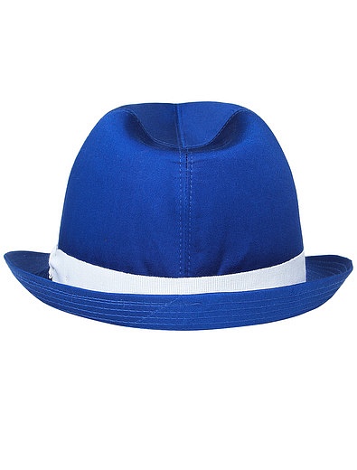 Синяя летняя шляпа Colorichiari - 1171419870023 - Фото 3