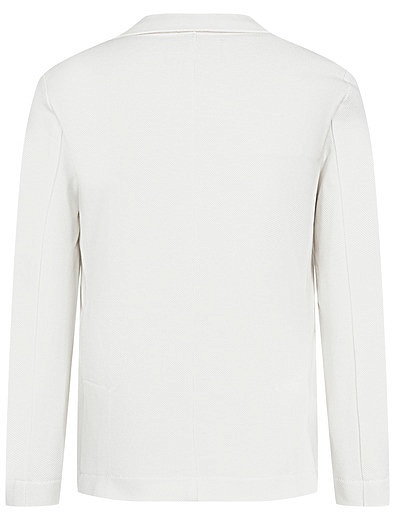 Белый однобортный пиджак Il Gufo - 1334519370064 - Фото 2