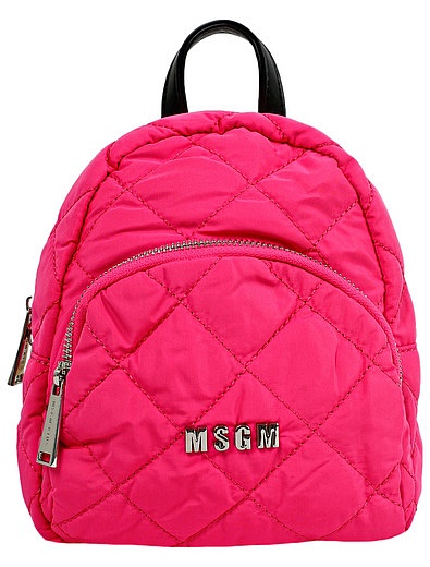 Розовый стеганый рюкзак MSGM - 1504508180572 - Фото 1