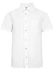 Белая рубашка с коротким рукавом - 1014519380873