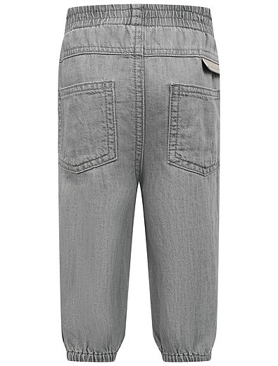 Серые джинсы с вышивкой Stella McCartney - 1164529270319 - Фото 2