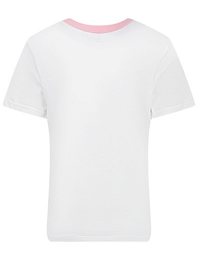 Белая футболка с зайчиком Marc Jacobs - 1134509181416 - Фото 2