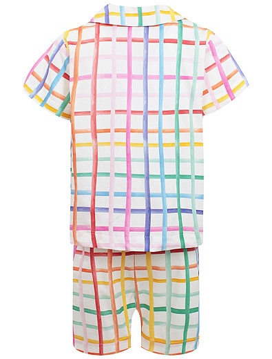 Пижама в разноцветную клетку Mater&ME - 0214520370059 - Фото 8