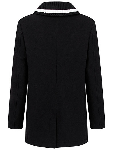 Пальто-бушлат из сукна с нашивкой Dolce & Gabbana - 1124519080595 - Фото 4