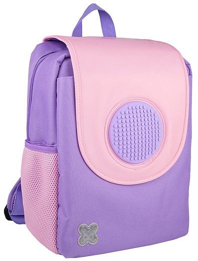 Сиреневый рюкзак пиксельный с розовыми вставками Upixel - 1504528270109 - Фото 2