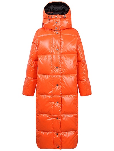 Оранжевое пуховое пальто NAUMI - 1124509183756 - Фото 1