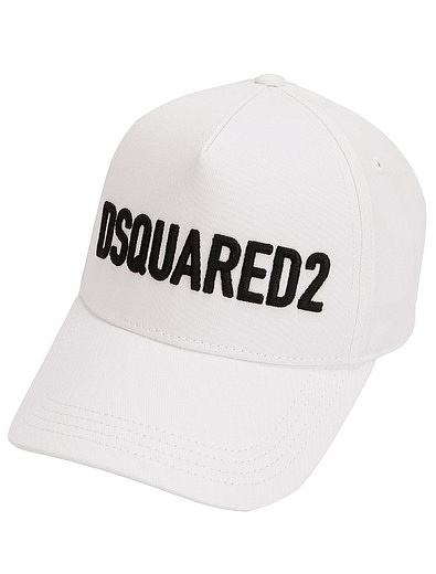 Белая кепка с вышитым логотипом Dsquared2 - 1184528370124 - Фото 1