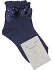 Синие носки украшенные бантами - 1530409670201