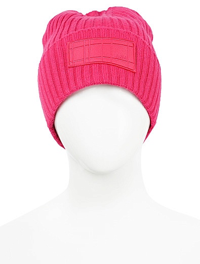 Розовая шапка в рубчик MOLO - 1354509182187 - Фото 2
