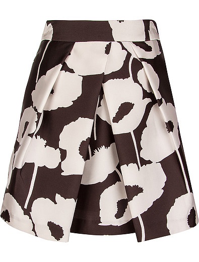 Геометричная юбка с цветочным принтом Milly Minis - 1043009780053 - Фото 1