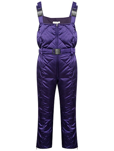 Фиолетовый утепленный комплект из куртки и полукомбинезона Manudieci - 6123309981000 - Фото 5