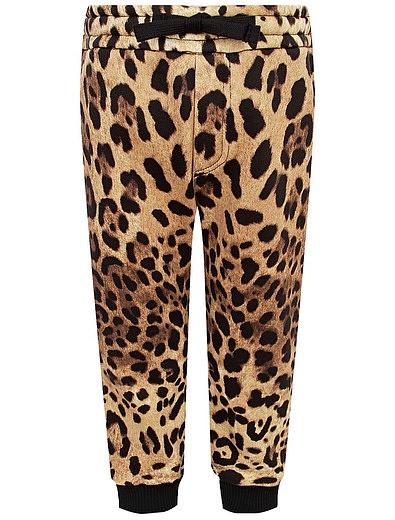 Леопардовые спортивные брюки Dolce & Gabbana - 4244509370752 - Фото 1
