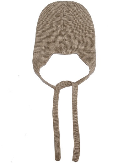 Кашемировая шапка с завязками Baby T - 1354529280979 - Фото 2