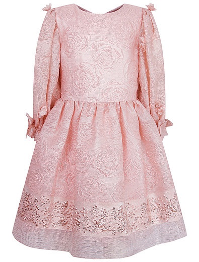 Розовое платье с металлизированным волокном David Charles - 1054509086149 - Фото 1