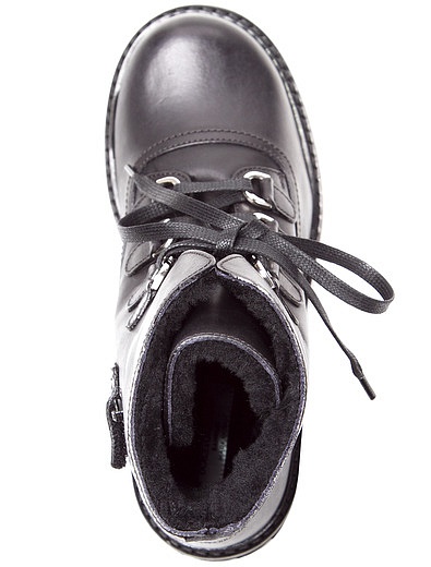 Высокие кожаные ботинки Dolce & Gabbana - 2031119780109 - Фото 4
