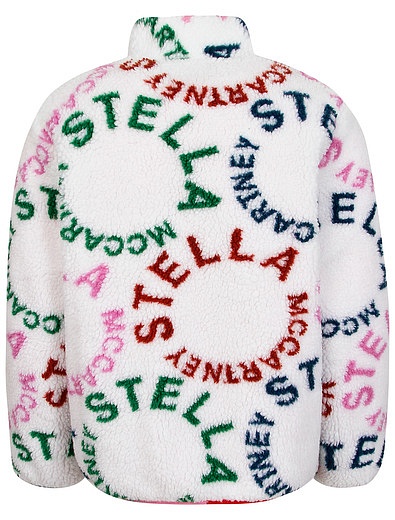 Куртка меховая с принтом логотипа Stella McCartney - 1074509383062 - Фото 3