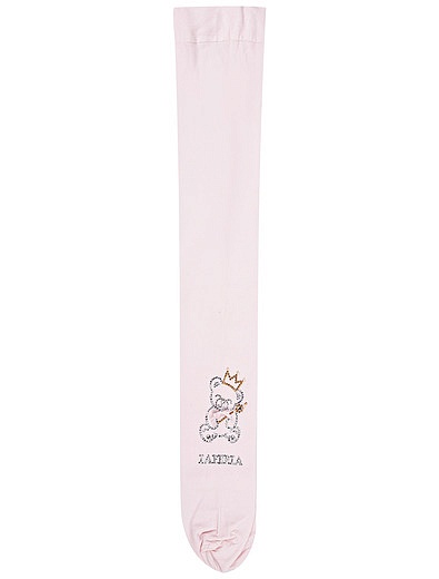 Розовые колготки с мишкой La Perla - 1294509181141 - Фото 1