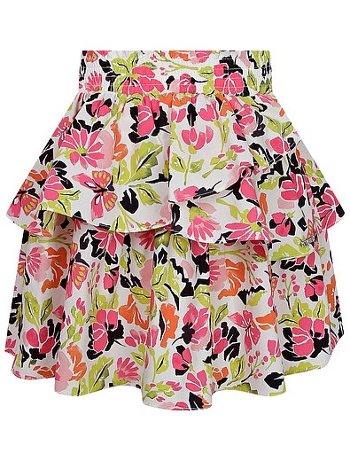 Комплект из топа и юбки с цветочным принтом TWINSET - 3024509274257 - Фото 5