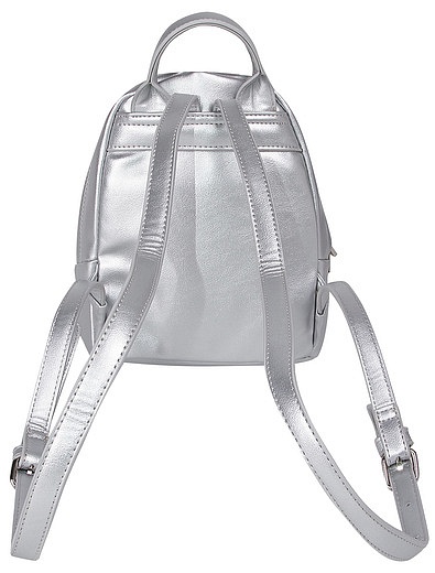 Серебристый рюкзак с шипами Pinko - 1504508170061 - Фото 4