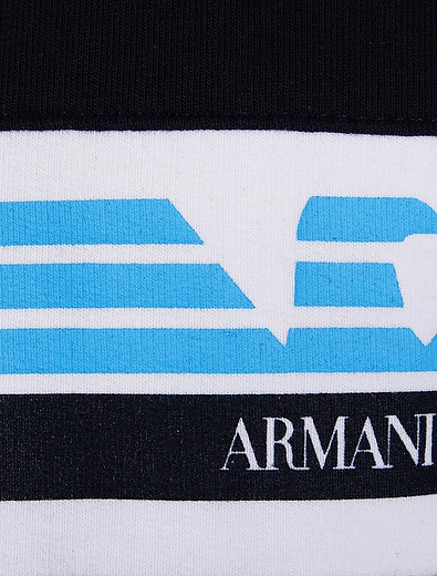 Спортивный костюм с контрастной отделкой и логотипом бренда Armani Junior - 6001419871797 - Фото 2