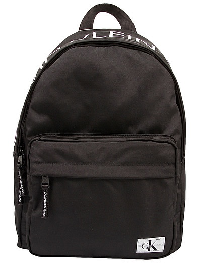Черный рюкзак с логотипом CALVIN KLEIN JEANS - 1504528180859 - Фото 1