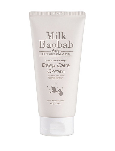 Детский крем для лица и тела MilkBaobab Baby Deep Care Cream 160гр MILK BAOBAB - 8214528180133 - Фото 1