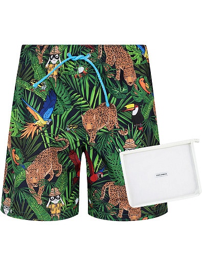Шорты пляжные с сумочкой для хранения Dolce & Gabbana - 4102219870606 - Фото 1
