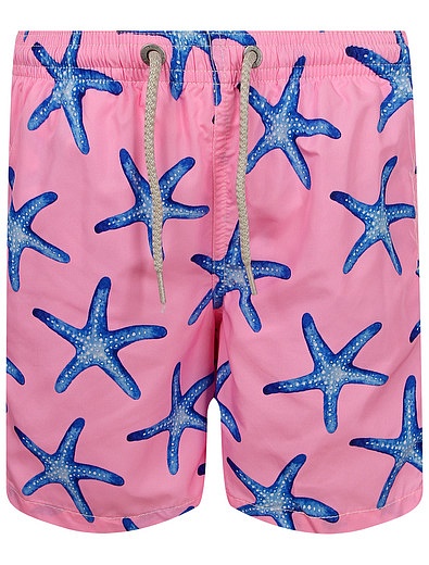 Пляжные шорты с морскими звёздами MC2 Saint Barth - 4104519274559 - Фото 1