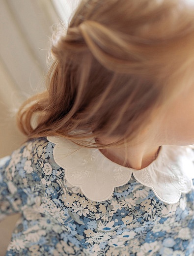 хлопковое Платье с цветочным принтом Tartine et Chocolat - 1054509285535 - Фото 3