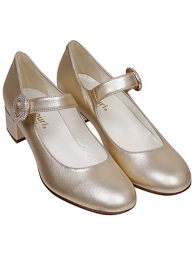 Золотые туфли с пряжкой Missouri - 2014509170896 - Фото 1