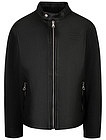 Чёрная кожаная куртка - 1074518410032